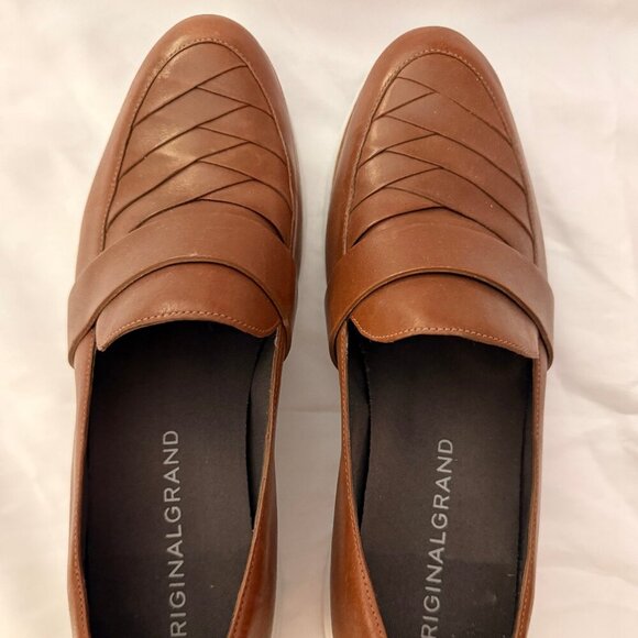 Cole Haan Shoes - COLE HAAN Original Grand Leather Woven Loafers Womens Sz 9